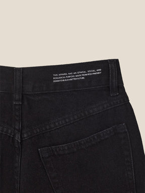 Calça Jeans Wide Leg Buriti Preta