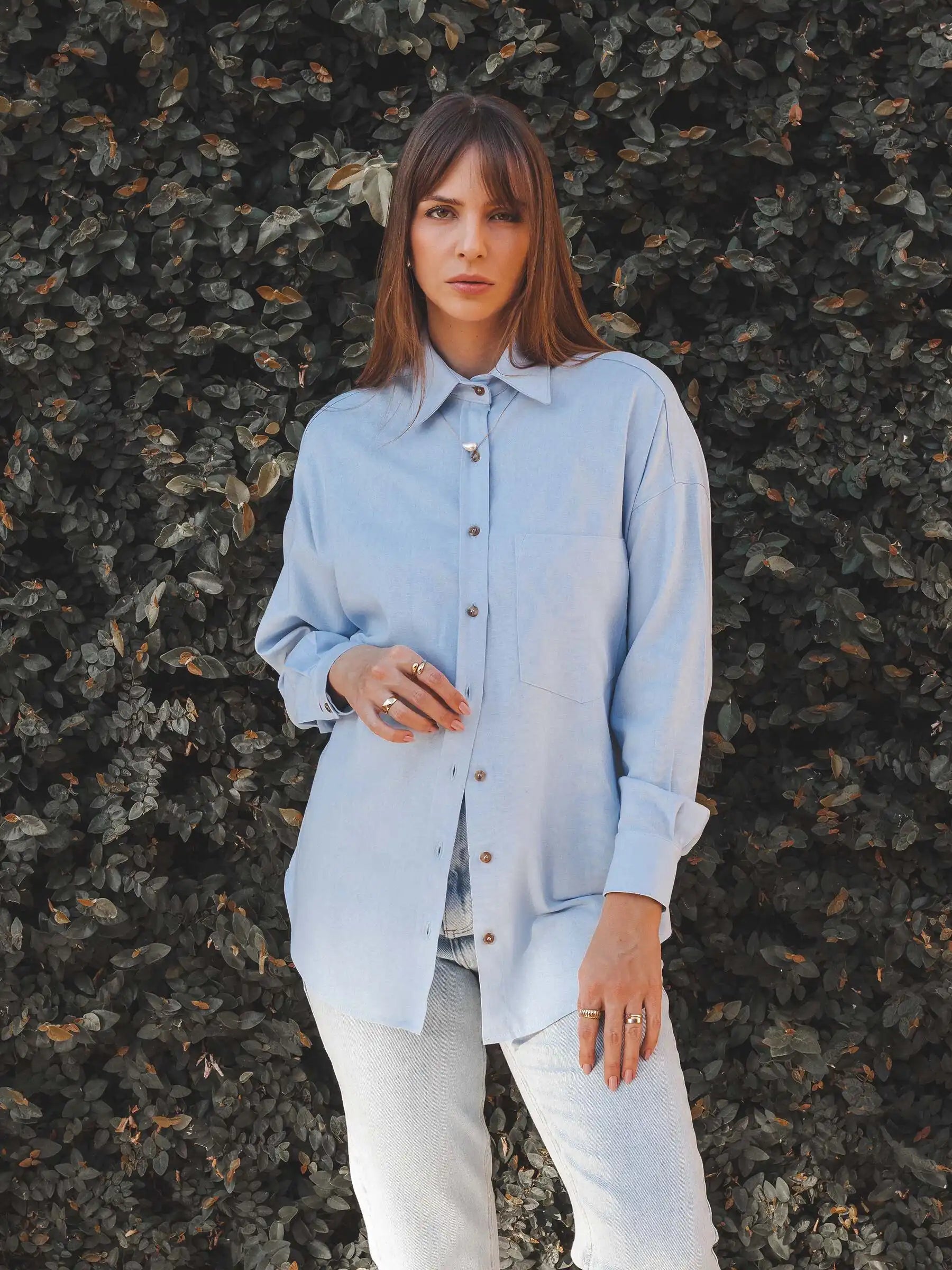 Camisa Cupuaçu Azul Claro