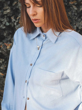 Camisa Cupuaçu Azul Claro