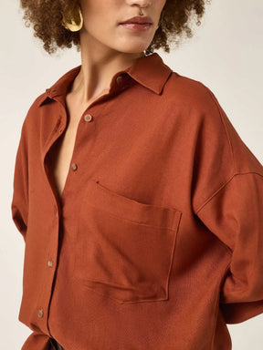 Camisa Cupuaçu Terracota