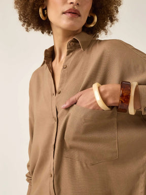 Camisa Cupuaçu Marrom Claro