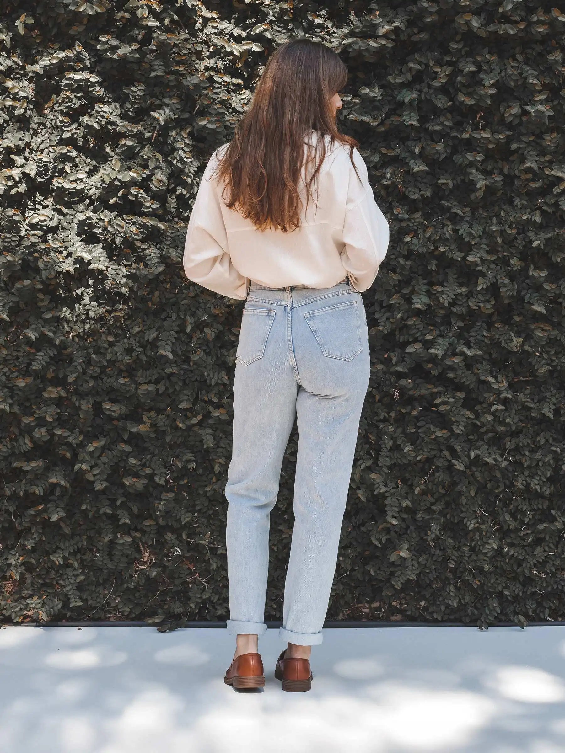 Calça Jeans Mom Jequitibá Azul Claro