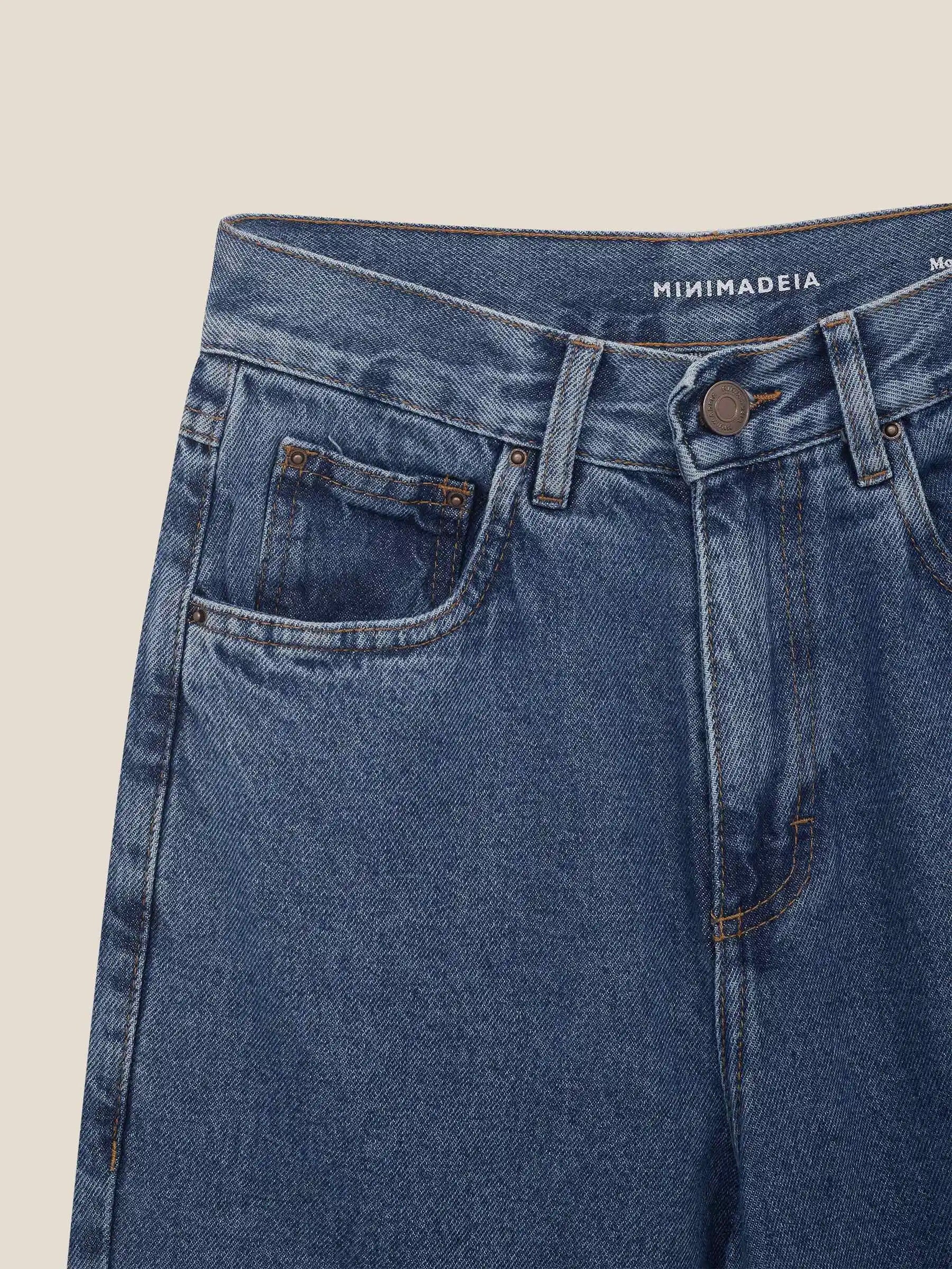 Calça Jeans Mom Jequitibá Azul Médio