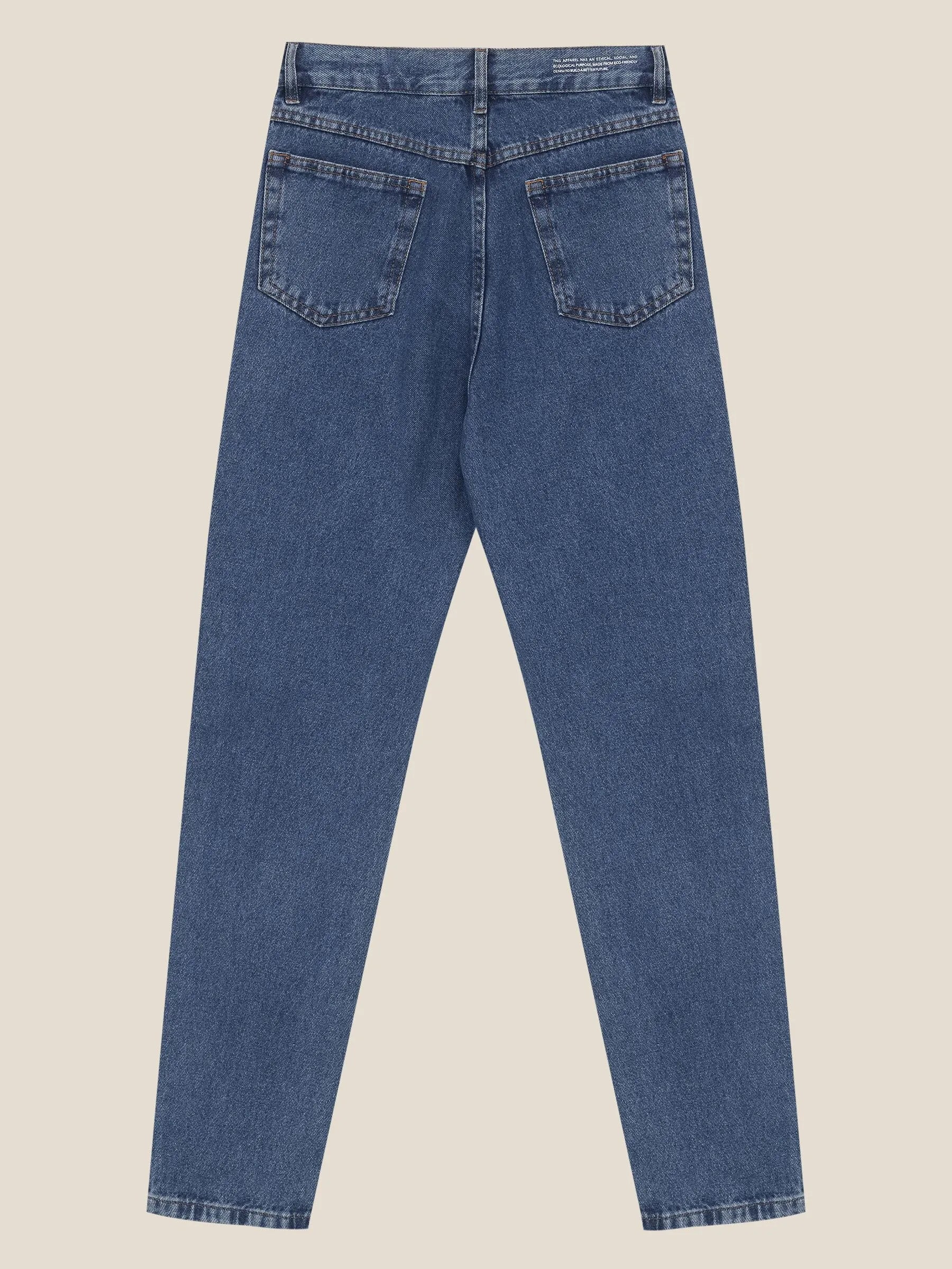 Calça Jeans Mom Jequitibá Azul Médio