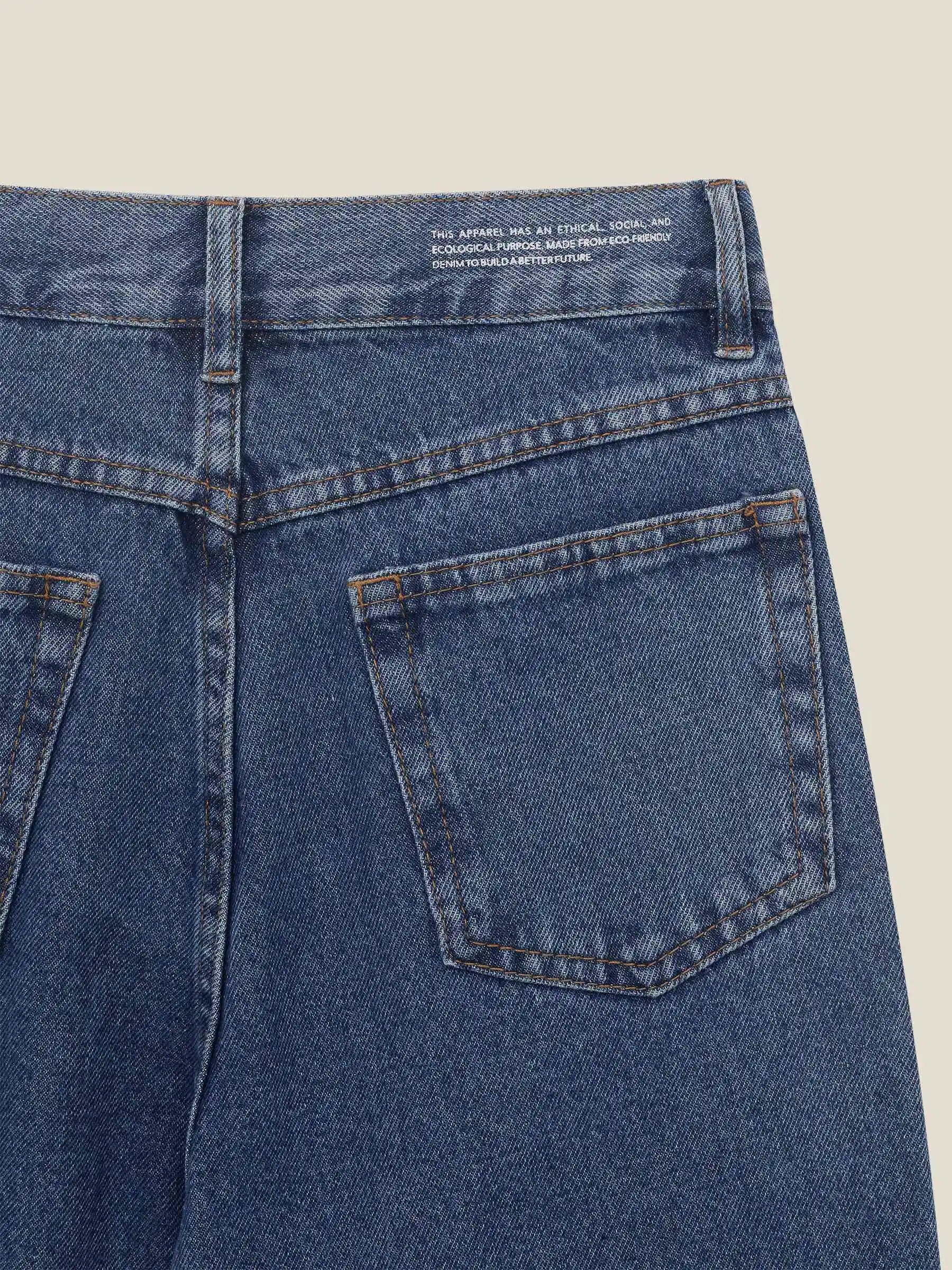 Calça Jeans Mom Jequitibá Azul Médio