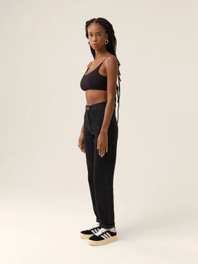 Calça Jeans Mom Jequitibá Preta