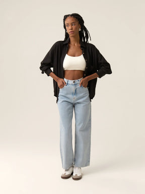 Calça Jeans Reta Araçá Azul Claro