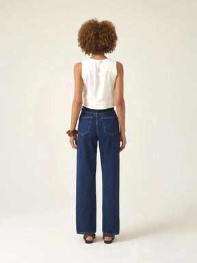 Calça Jeans Reta Araçá Azul Escuro