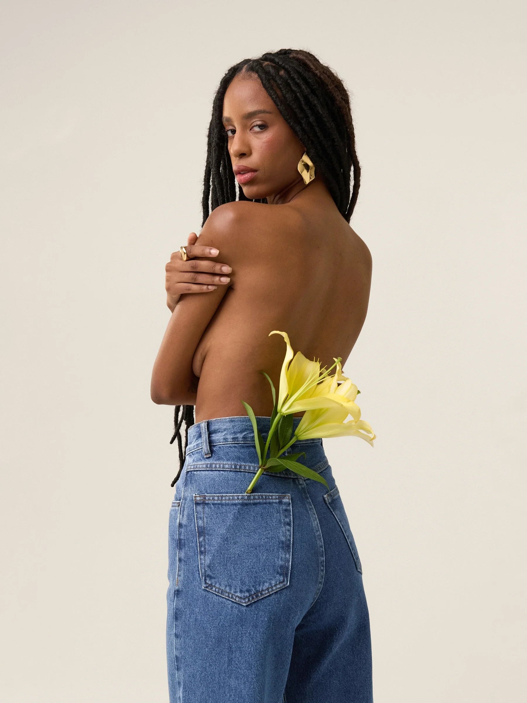 Calça Jeans Reta Araçá Azul Médio