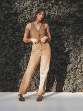 Calça Jeans Reta Araçá Marrom Claro