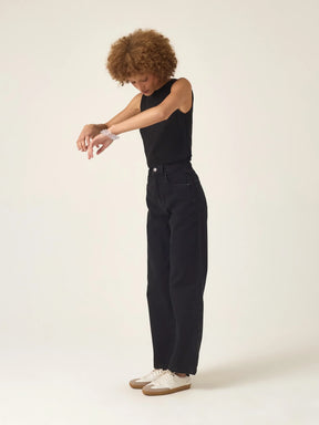 Calça Jeans Reta Araçá Preta