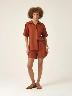 Camisa Jambo Terracota