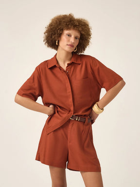 Camisa Jambo Terracota