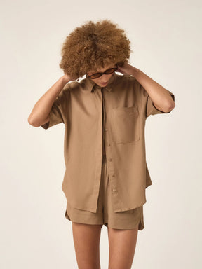 Camisa Jambo Marrom Claro