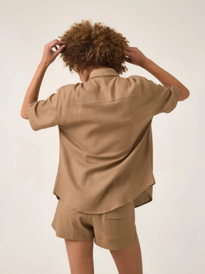 Camisa Jambo Marrom Claro