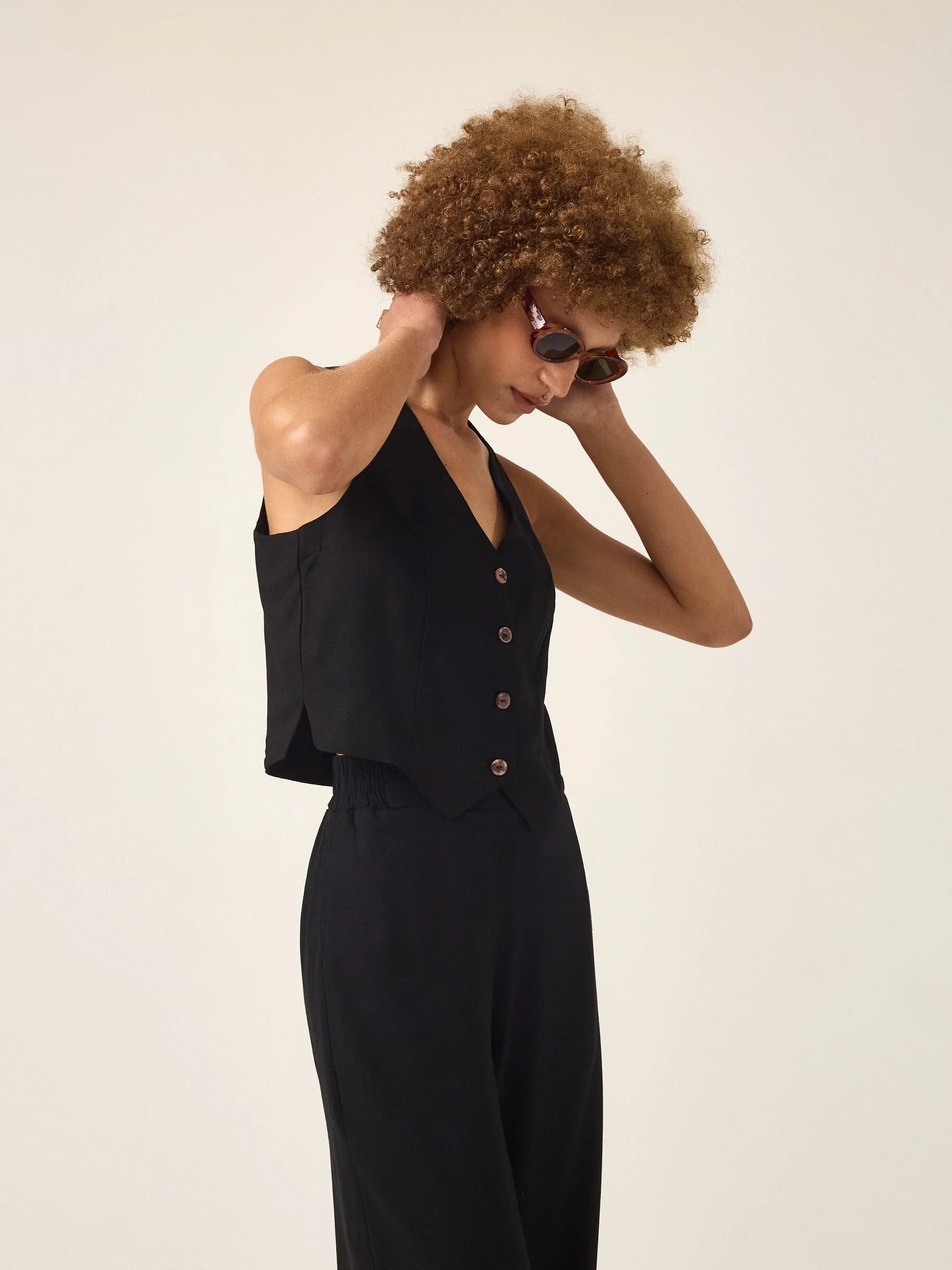 Colete Calêndula Preto