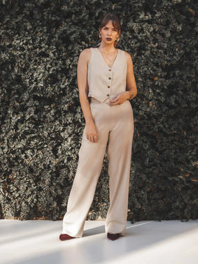 Colete Calêndula Bege Claro