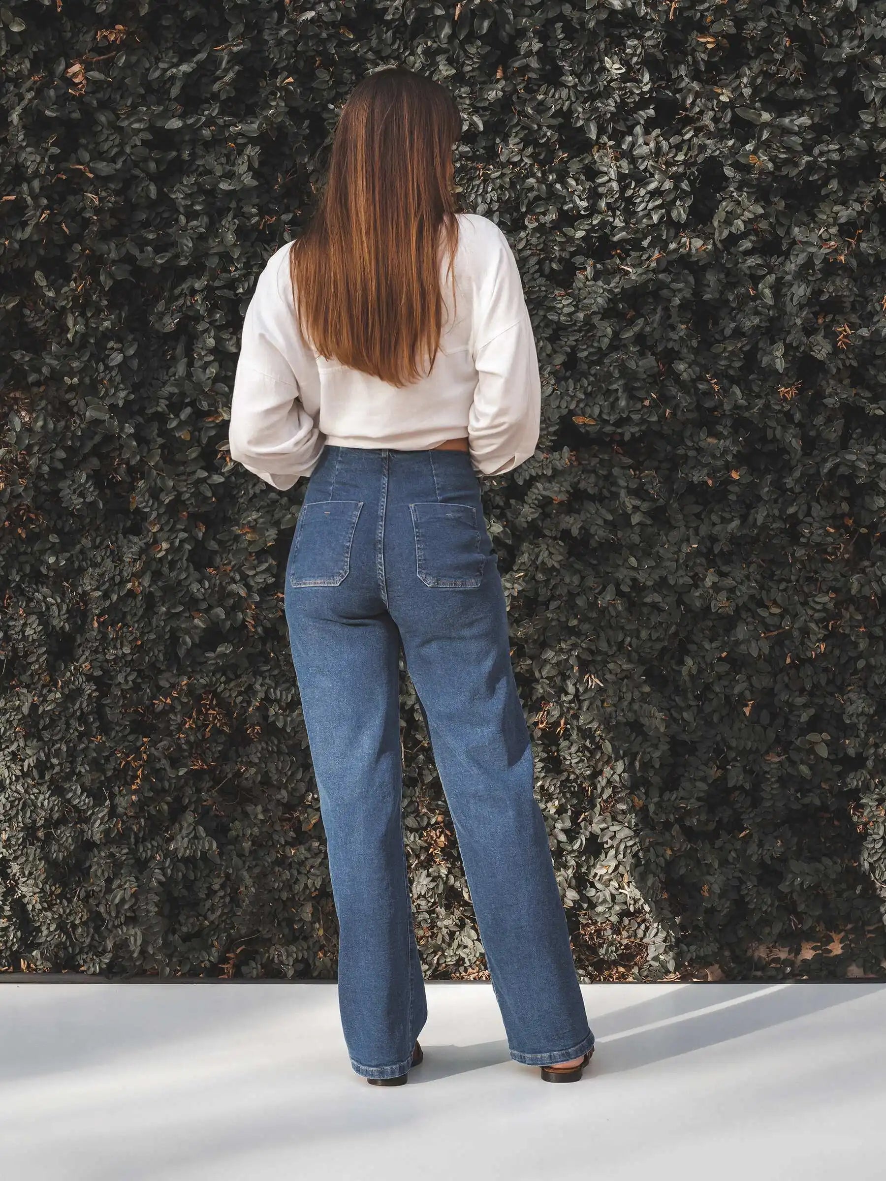 Calça Jeans Reta Mandacaru Azul Médio