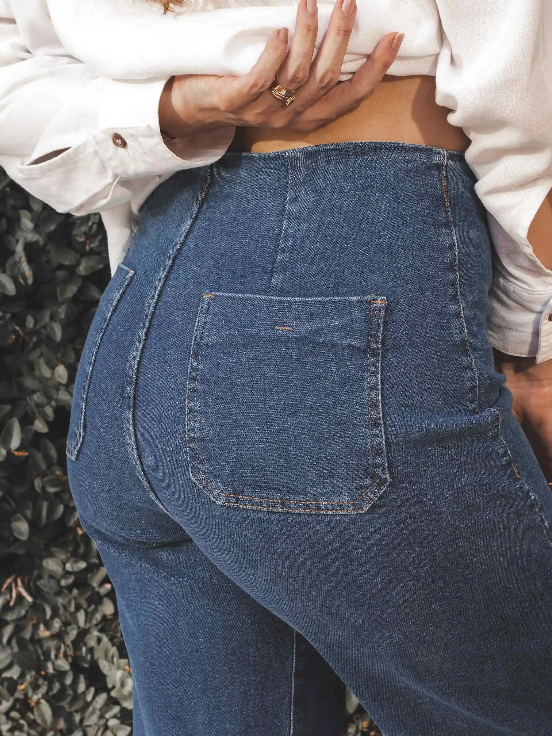 Calça Jeans Reta Mandacaru Azul Médio