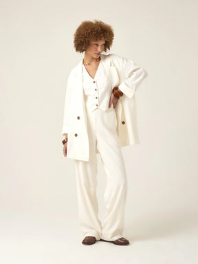 Blazer Sândalo Off White