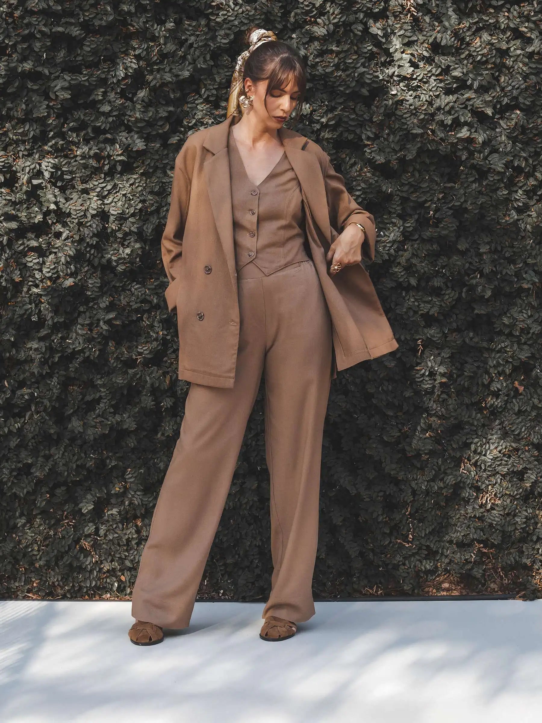 Blazer Sândalo Marrom Claro