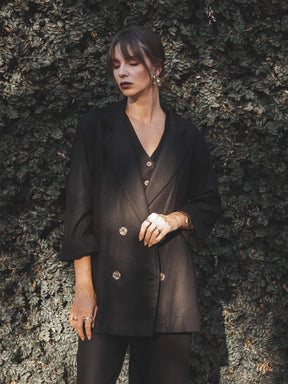 Blazer Sândalo Preto