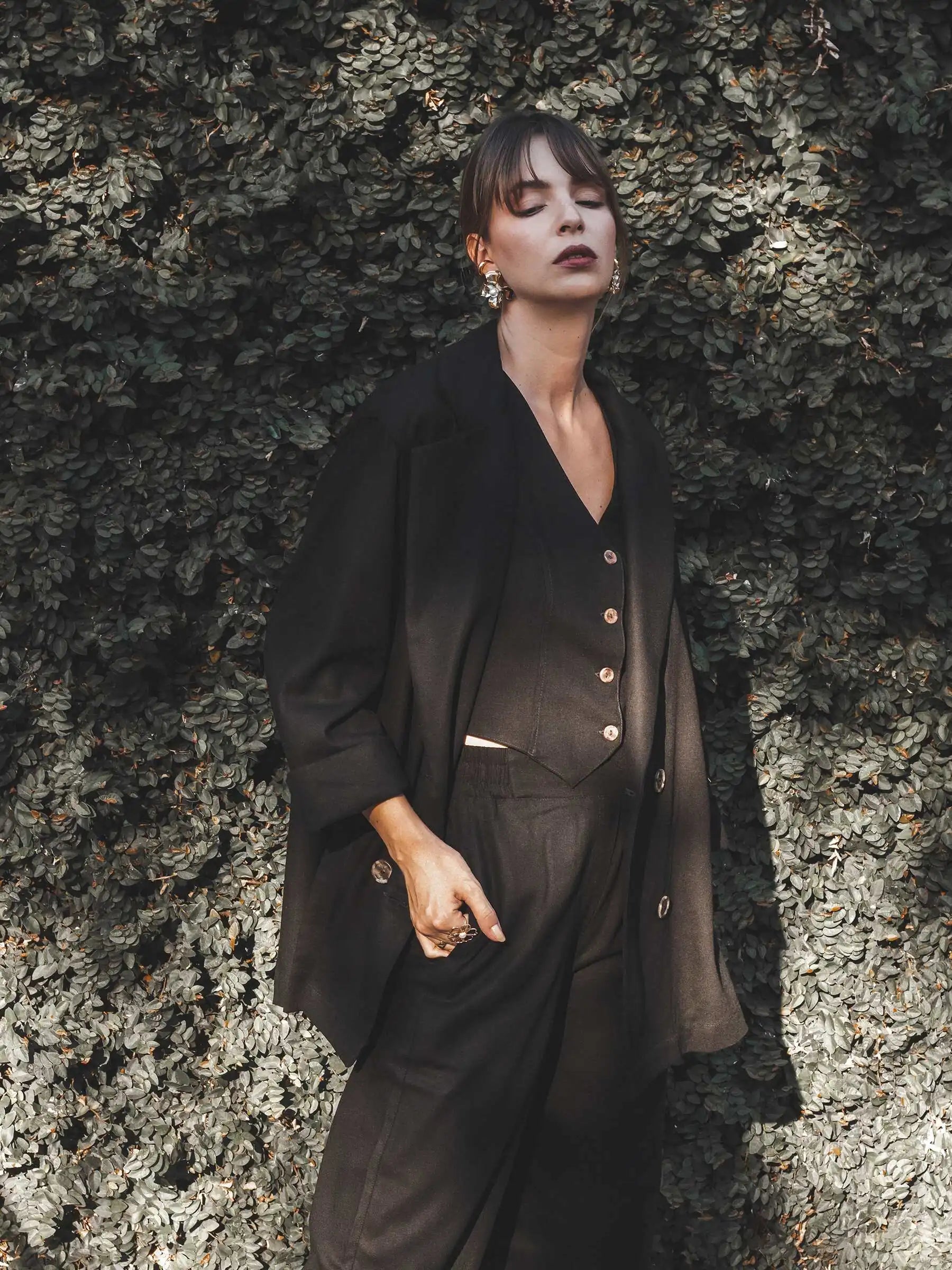 Blazer Sândalo Preto