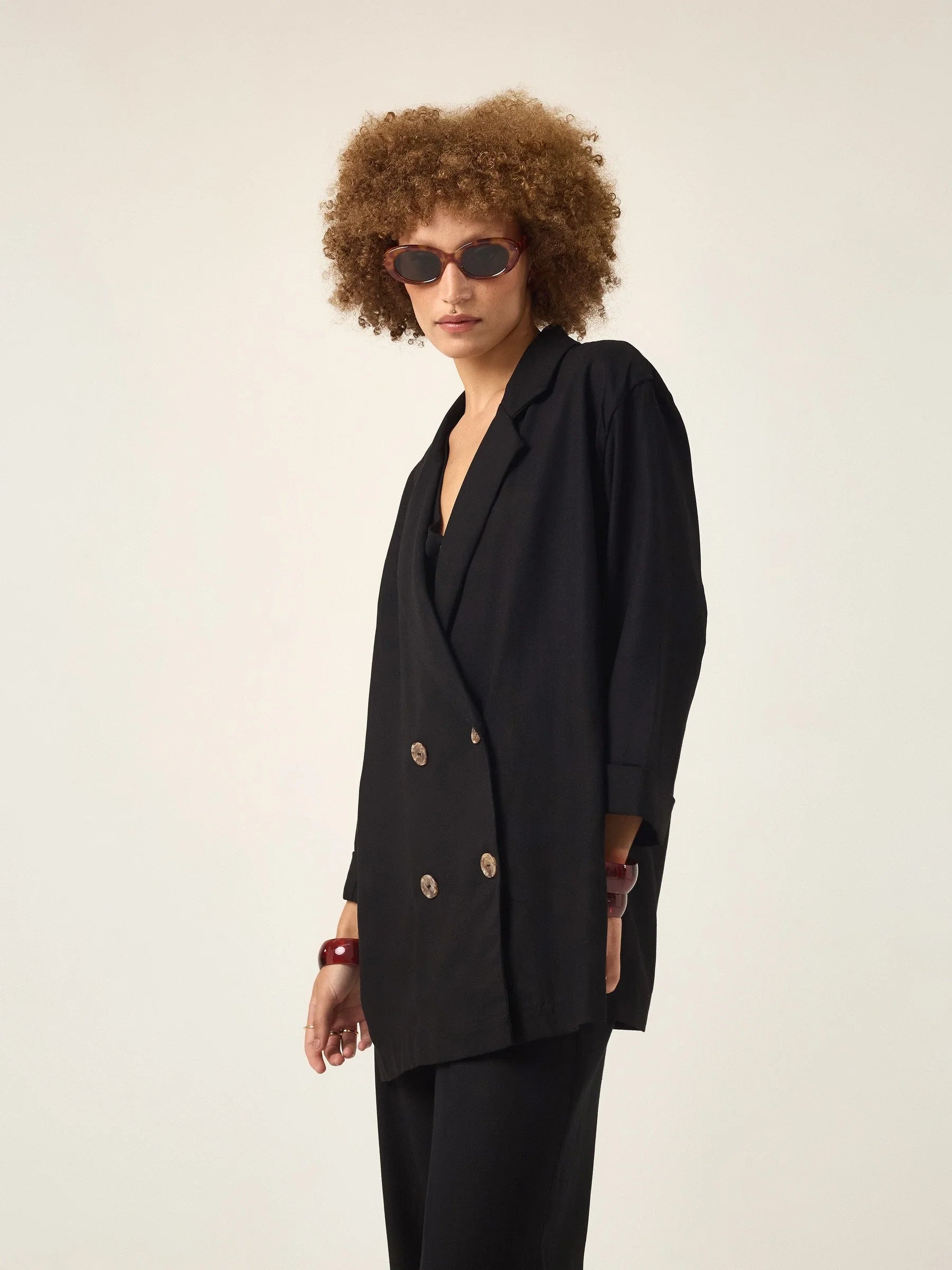 Blazer Sândalo Preto