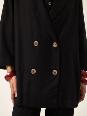 Blazer Sândalo Preto