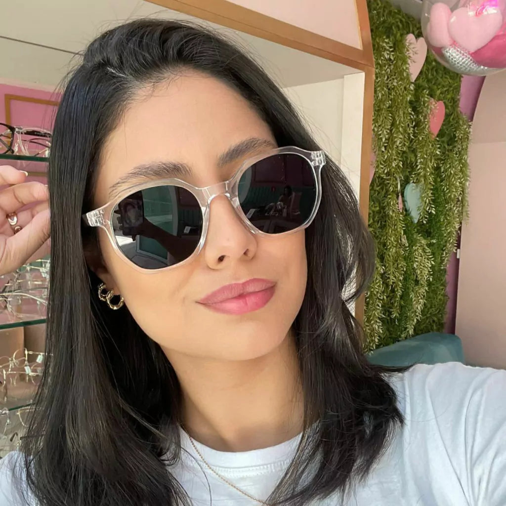 Óculos de Sol Feminino Redondo Antonia