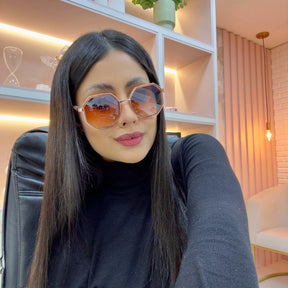 Óculos de Sol Feminino Hexagonal Dakota